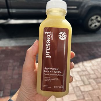 Pressed Juicery - Apple Wellness Ginger Lemon Cayenne - Juice Bars & Smoothies Near Me - Rancho Cucamonga, California