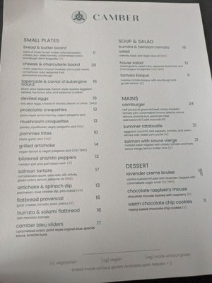 Menu photo 5 Camber South San Francisco, CA Menu photo 5 Camber South San Francisco, CA