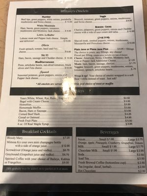 Menu photo 2 Brittany's Food and Spirits Lincoln, NH