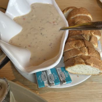 Grotto Fish Market - Best Clam Chowder ever. Large bowl was big enough to share and still had left overs. - Seafood Near Me - Monterey, California Grotto Fish Market - Best Clam Chowder ever. Large bowl was big enough to share and still had left overs. - Seafood Near Me - Monterey, California