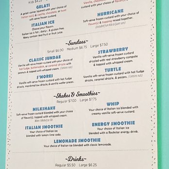 Oh My Gelati - Menu - Ice Cream & Frozen Yogurt Near Me - Oregon City, Oregon