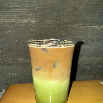Outro - $7.00- Matcha bomb 5/10 A bit water down - Cafes Near Me - New York, New York