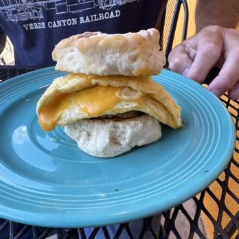 The Local Joint - Sausage, Egg and Cheese Biscuit. - Diners Near Me - Fairview, North Carolina