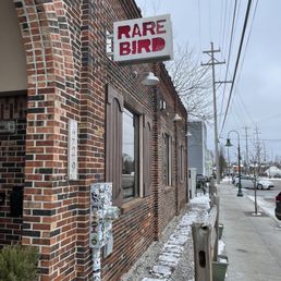 Exterior outside entrance of Rare Bird Brewpub - Traverse City, Michigan Exterior outside entrance of Rare Bird Brewpub - Traverse City, Michigan