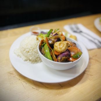 Beau Thai - L-2 Spicy Eggplant with shrimp - Thai Near Me - Pasadena, California