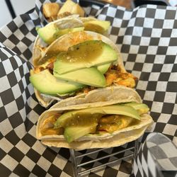 Fieldstone Coffee - Breakfast tacos with avocado