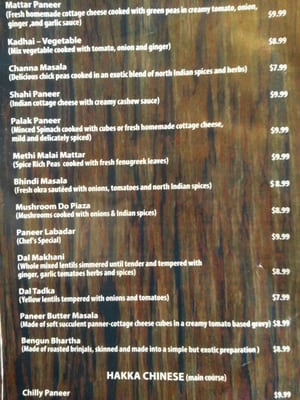 Menu photo 3 Chawla's Brampton, ON