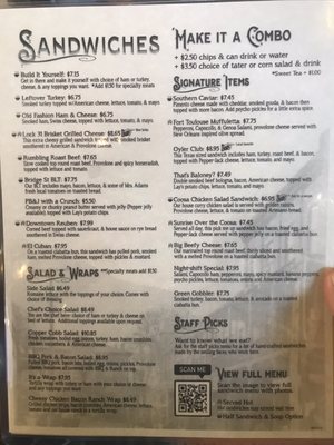 Menu photo 1 Copper House Deli Wetumpka, AL