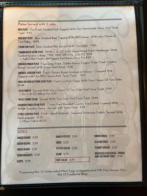 Menu photo 1 Burnt Knuckles Grill Arab, AL