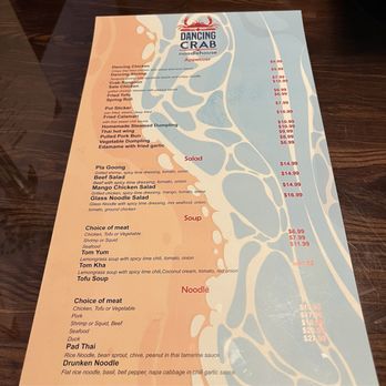 Dancing Crab Thai Noodle House - menu - Thai Near Me - Pittsburgh, Pennsylvania Dancing Crab Thai Noodle House - menu - Thai Near Me - Pittsburgh, Pennsylvania