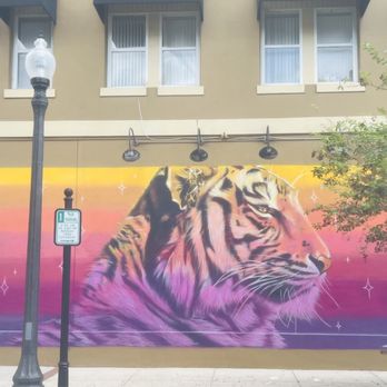 Bengal Tiger Mural - Public Art Near Me - Kissimmee, Florida Bengal Tiger Mural - Public Art Near Me - Kissimmee, Florida