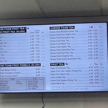 Moge Tee - Menu - Bubble Tea Near Me - San Diego, California