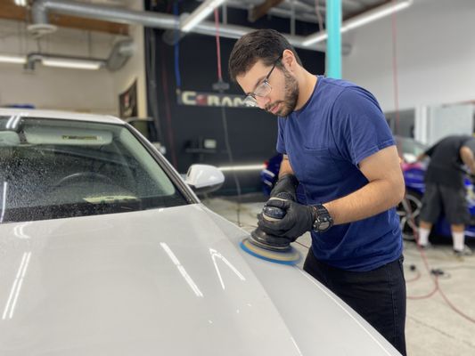 Photo of California Detailing - San Francisco, CA, US. Pesky swirls and spider webbing? We offer complimentary evaluations within our location for our superior paint correction services.