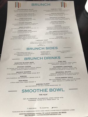 Menu photo 6 Demetris Woodstone Taverna Edmonds, WA
