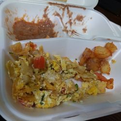 Los Charritos Express #2 - Migas  plate