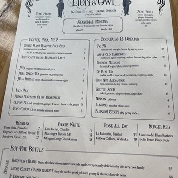 Lion and Owl - Breakfast & Brunch Near Me - Eugene, Oregon Lion and Owl - Breakfast & Brunch Near Me - Eugene, Oregon