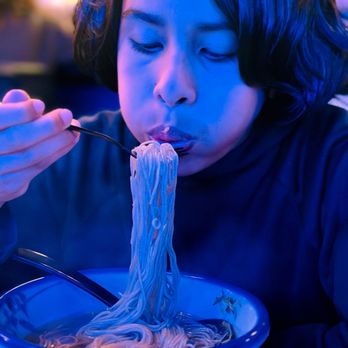 Afuri - My son enjoying his Ramen.. - Ramen Near Me - Culver City, California