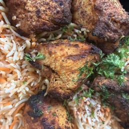 Chicken Kabob Rice Plate (GF)