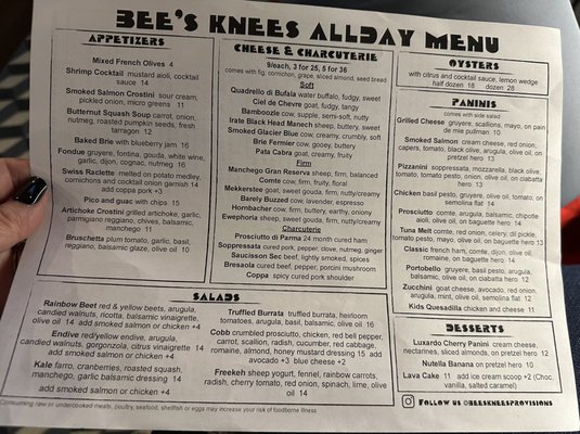 Menu photo 6 Bee's Knees Provisions Brooklyn, NY