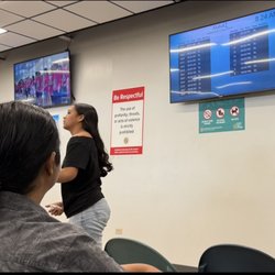 Department of Motor Vehicles - Board showing Apptmts