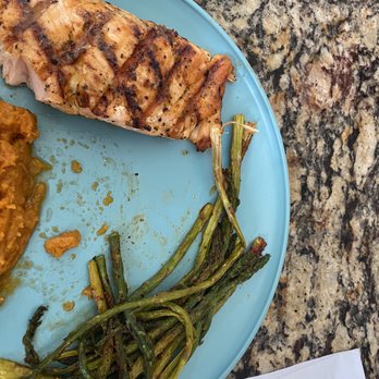 Saltgrass Steak House - Dry and cold Salmon and overcooked asparagus. Ok - Steakhouses Near Me - Cypress, Texas Saltgrass Steak House - Dry and cold Salmon and overcooked asparagus. Ok - Steakhouses Near Me - Cypress, Texas