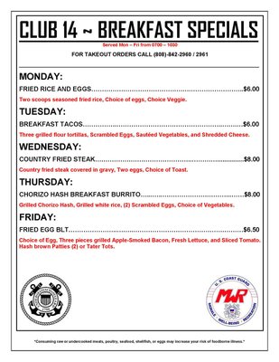 Menu photo 3 Club 14 Honolulu, HI