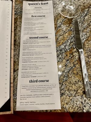 Menu photo 8 Napa on Providence Charlotte, NC