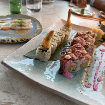 Sushisamba - Shrimp tempura roll and tiger maki - Japanese Near Me - West Hollywood, California Sushisamba - Shrimp tempura roll and tiger maki - Japanese Near Me - West Hollywood, California