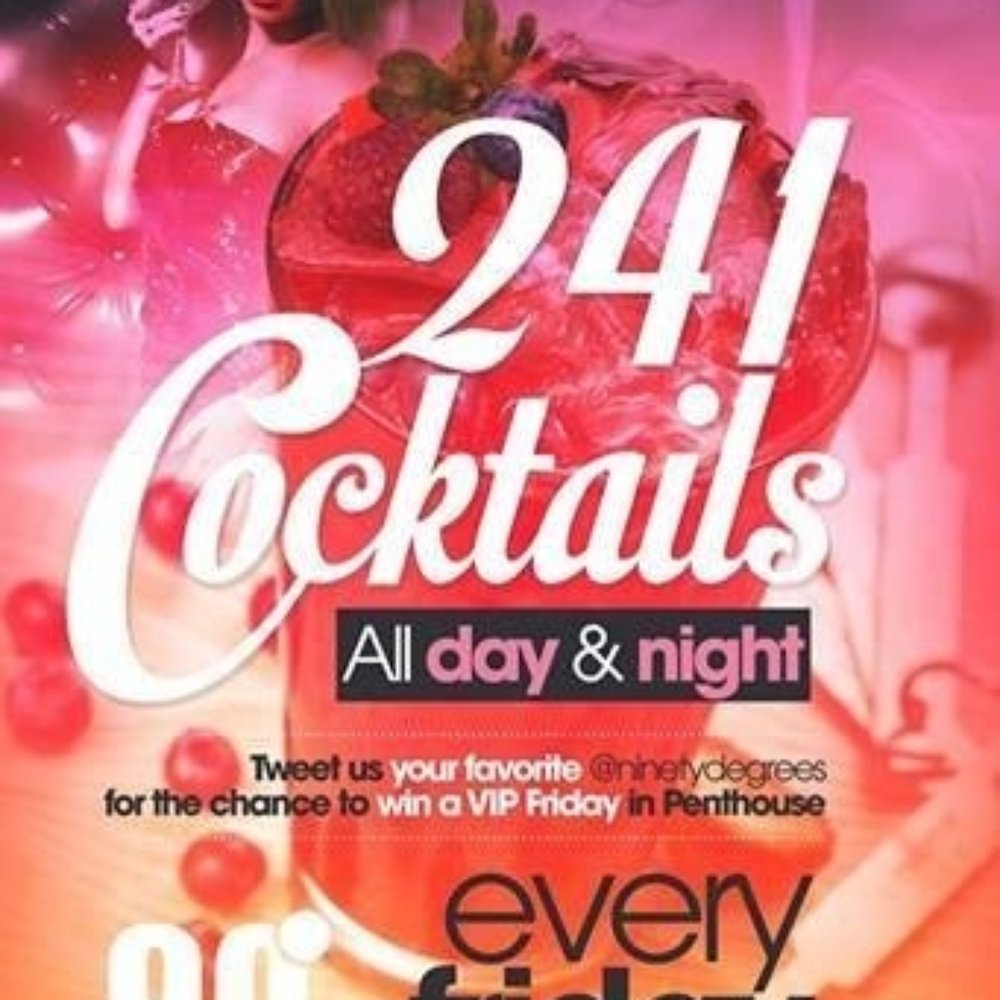 90 Degrees - 241 cocktails every Friday - Bars Near Me - Southampton, HAM