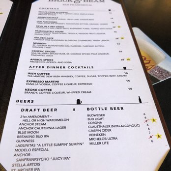 Brick & Beam - Cocktails - Sports Bars Near Me - San Francisco, California