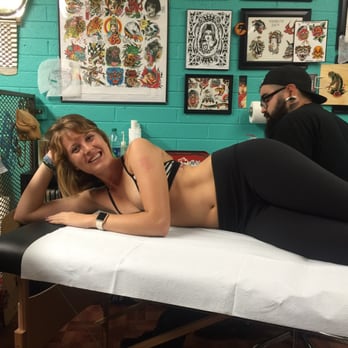 High Noon Tattoo - It's on the "ribs" - YIKES! - Tattoo Near Me - Phoenix, Arizona
