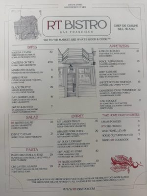 Menu photo 7 RT Bistro San Francisco, CA Menu photo 7 RT Bistro San Francisco, CA