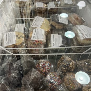 Whit's Frozen Custard - Case of ice cream sandwiches. - Ice Cream & Frozen Yogurt Near Me - Westerville, Ohio Whit's Frozen Custard - Case of ice cream sandwiches. - Ice Cream & Frozen Yogurt Near Me - Westerville, Ohio