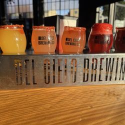 Del Cielo Brewing Company - Michelada flight