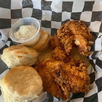 The Diner - Chicken and biscuits. I asked for mild, and it's a good thing I did! - New American Near Me - Nashville, Tennessee The Diner - Chicken and biscuits. I asked for mild, and it's a good thing I did! - New American Near Me - Nashville, Tennessee