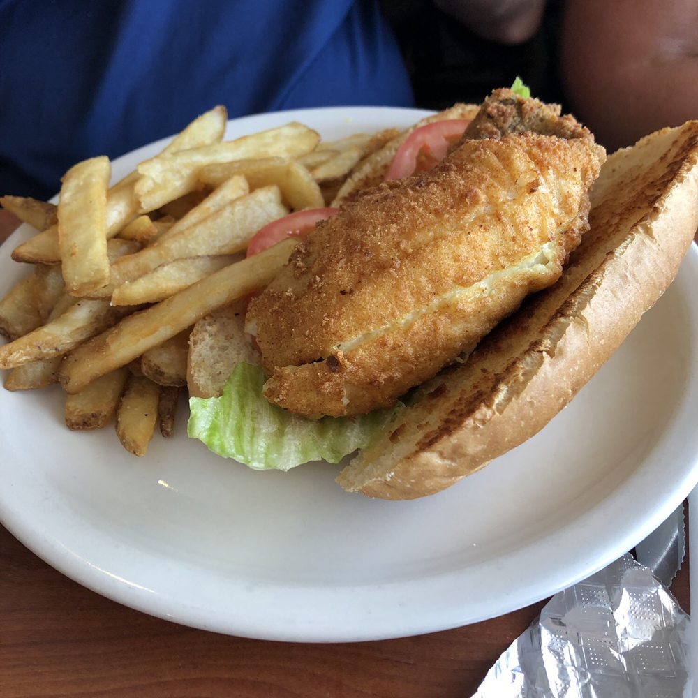 Gulf Stream Restaurant - Fried flounder sandwich - Breakfast & Brunch Near Me - Carolina Beach, North Carolina Gulf Stream Restaurant - Fried flounder sandwich - Breakfast & Brunch Near Me - Carolina Beach, North Carolina