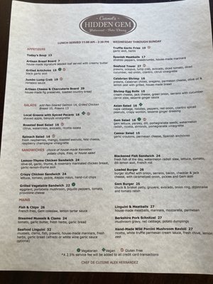 Menu photo 8 Carmel’s Hidden Gem Carmel by the Sea, CA Menu photo 8 Carmel’s Hidden Gem Carmel by the Sea, CA