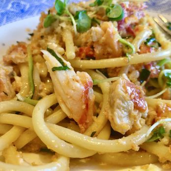Bottiglia - 2022 Crab Bucatini. Lemon Butter Sauce complimented the crab well. - Italian Near Me - Henderson, Nevada