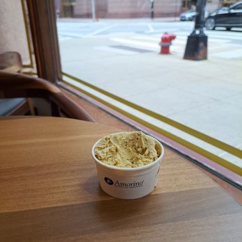 Amorino - Pistachio Gelato. - Gelato Near Me - Chicago, Illinois
