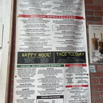 Serg's Mexican Kitchen - Menu - Food Trucks Near Me - Honolulu, Hawaii Serg's Mexican Kitchen - Menu - Food Trucks Near Me - Honolulu, Hawaii