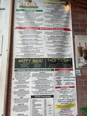 Menu photo 6 Serg's Mexican Kitchen Honolulu, HI Menu photo 6 Serg's Mexican Kitchen Honolulu, HI