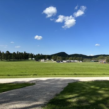 Rafter J Bar Ranch Camps - View of the main office from our campsites - Hotels Near Me - Hill City, South Dakota Rafter J Bar Ranch Camps - View of the main office from our campsites - Hotels Near Me - Hill City, South Dakota