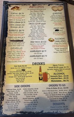 Menu photo 1 Taco Aranda Austin, TX