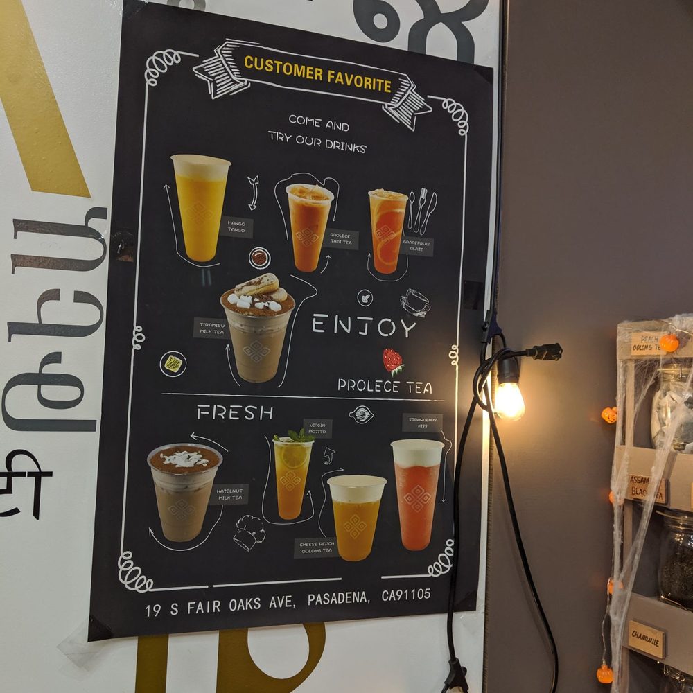 Prolece Tea - Top drinks - Bubble Tea Near Me - Pasadena, California Prolece Tea - Top drinks - Bubble Tea Near Me - Pasadena, California