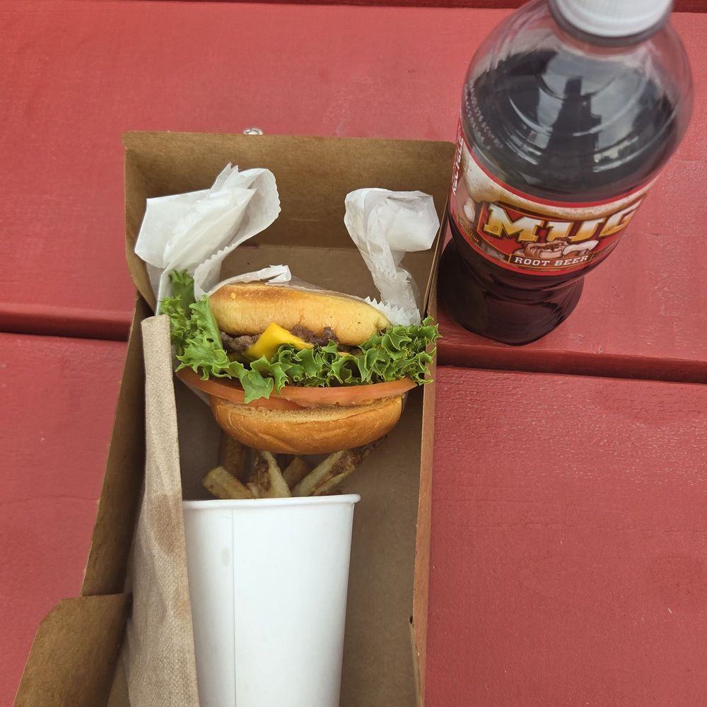 Smash Burger Boxx - I got the single smash with Cheese and Fries. Chasing it with a Root Beer - Burgers Near Me - Hudson, New York Smash Burger Boxx - I got the single smash with Cheese and Fries. Chasing it with a Root Beer - Burgers Near Me - Hudson, New York