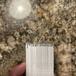 All cards are different sizes