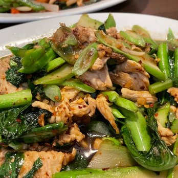Yum Thai Restaurant - Pad ka nar- Chicken & Chinese Broccoli - Thai Near Me - San Antonio, Texas Yum Thai Restaurant - Pad ka nar- Chicken & Chinese Broccoli - Thai Near Me - San Antonio, Texas