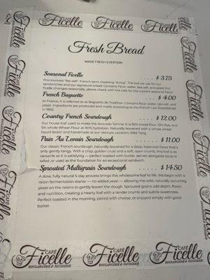 Menu photo 3 Café Ficelle Thousand Oaks, CA