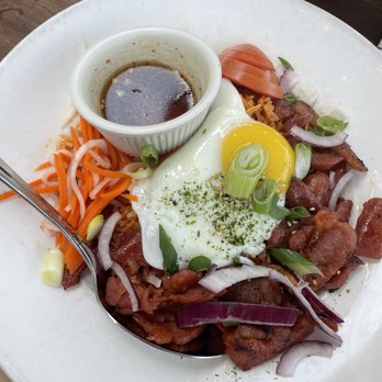 B Star - Pork Tocino Bowl - Burmese Near Me - San Francisco, California B Star - Pork Tocino Bowl - Burmese Near Me - San Francisco, California