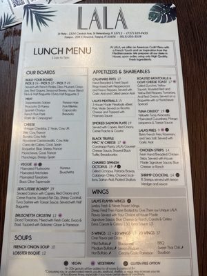 Menu photo 6 Lala Tampa Tampa, FL Menu photo 6 Lala Tampa Tampa, FL